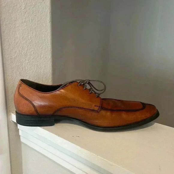 Cole Haan Air Dress Shoes Men's 10.5 M Derby Oxford Leather Brown Lace Up C09161 - Picture 5 of 10